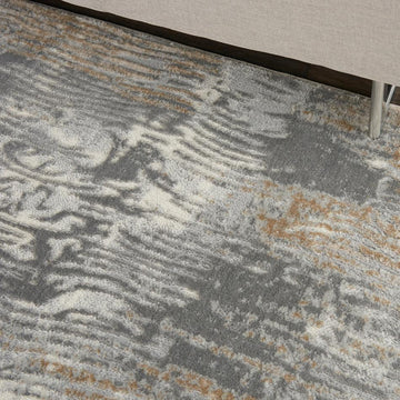 Solace SLA01 Grey/Beige Runner-Nourison-Rug Love - The Most Loved Rug Store